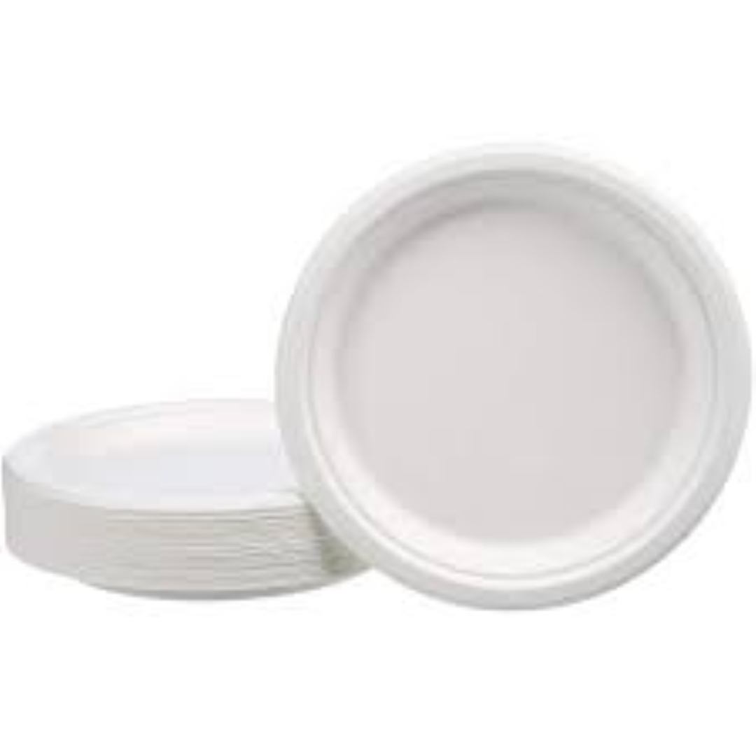 THERMOPAK 8  ROUND WHITE PLATE